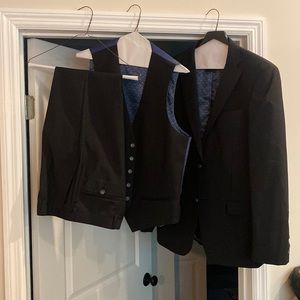 Mens 3 Piece Ted Baker Suit Black